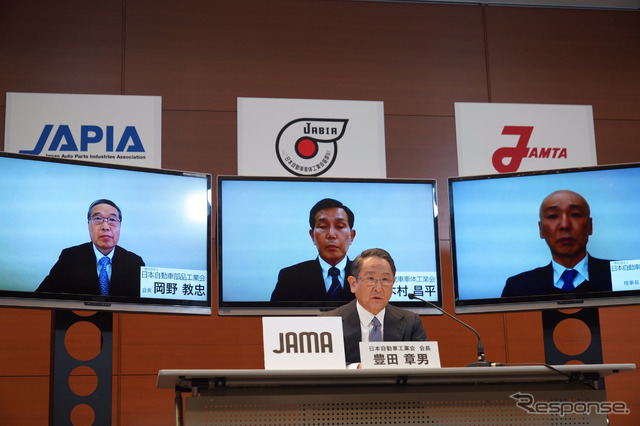 日本自動車工業会の豊田章男会長