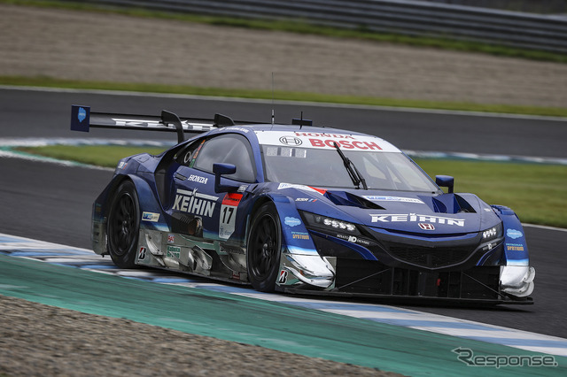 GT500クラス予選2位の#17 KEIHIN NSX-GT