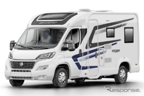 出展予定のキャンピングカー:Swift Escape Compact 404(トーザイアテオ)。輸入車。