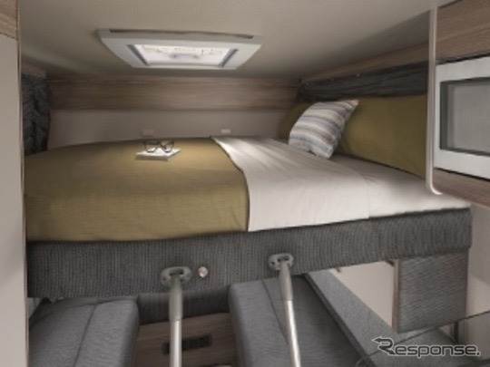 出展予定のキャンピングカー:Swift Escape Compact 404(トーザイアテオ)。輸入車。