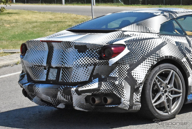 フェラーリ ポルトフィーノ 改良新型プロトタイプ(スクープ写真)
