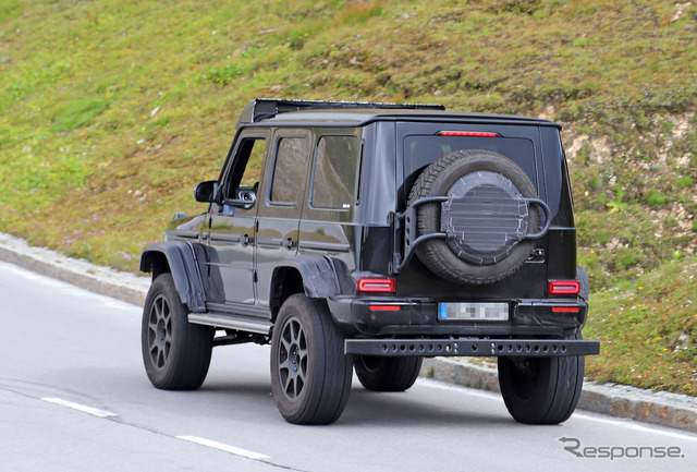 メルセデスベンツ Gクラス 4x4 スクエアード 後継モデルプロトタイプ(スクープ写真)