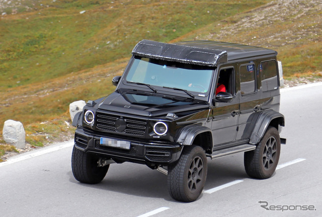 メルセデスベンツ Gクラス 4x4 スクエアード 後継モデルプロトタイプ(スクープ写真)