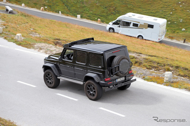 メルセデスベンツ Gクラス 4x4 スクエアード 後継モデルプロトタイプ(スクープ写真)