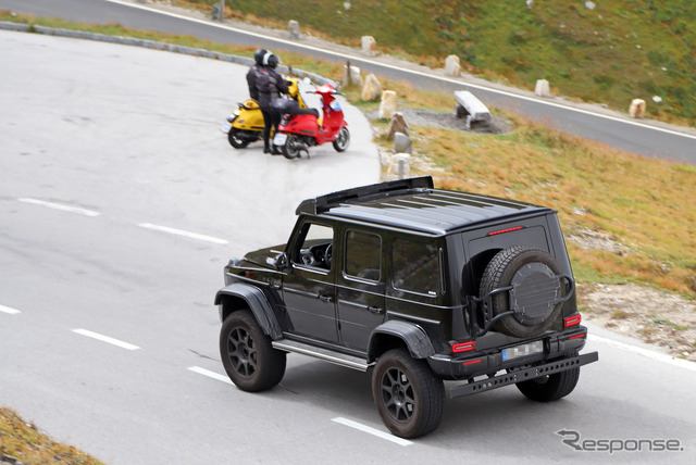 メルセデスベンツ Gクラス 4x4 スクエアード 後継モデルプロトタイプ(スクープ写真)