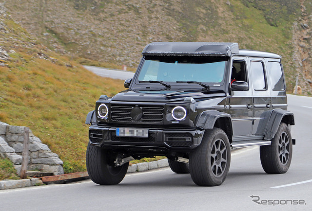 メルセデスベンツ Gクラス 4x4 スクエアード 後継モデルプロトタイプ(スクープ写真)