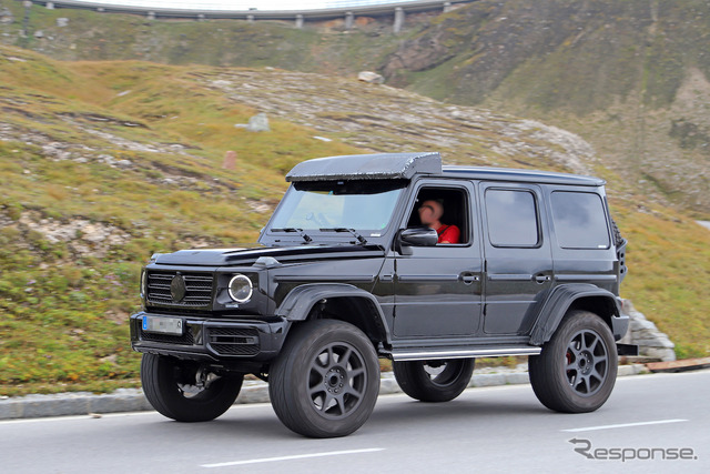 メルセデスベンツ Gクラス 4x4 スクエアード 後継モデルプロトタイプ(スクープ写真)