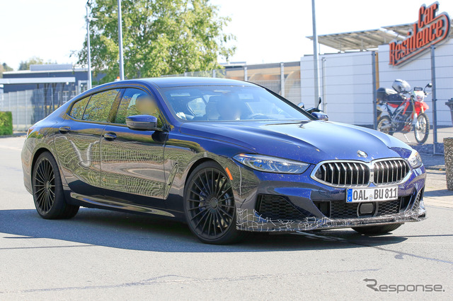 アルピナ B8グランクーペ 市販型プロトタイプ(スクープ写真)