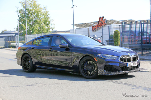 アルピナ B8グランクーペ 市販型プロトタイプ(スクープ写真)
