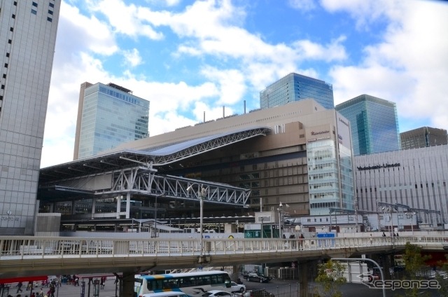 終電繰上げ後の大阪駅は、0時15分発の大阪環状線京橋行きが最終列車に。現行より18分繰り上がる。