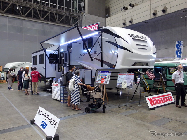 ニートRV/ウィネベーゴ『ボヤージュ・フィフスホイール』（東京キャンピングカーショー2020）