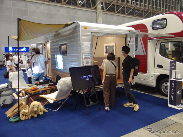 ケイワークス『TRAILWORKS × HAPPY OUTSIDE BEAMS』（東京キャンピングカーショー2020）