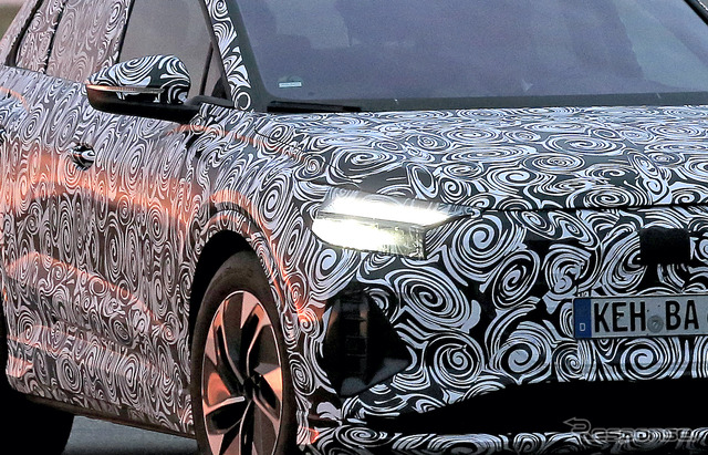 アウディ Q4 e-tron 市販型プロトタイプ(スクープ写真)