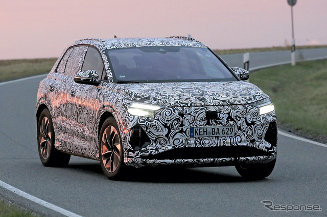 アウディ Q4 e-tron 市販型プロトタイプ(スクープ写真)
