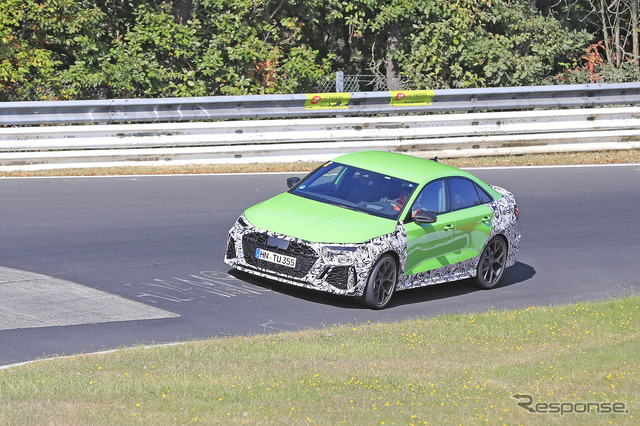 アウディ RS3セダン 次期型プロトタイプ(スクープ写真)