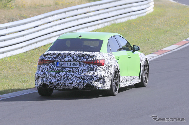 アウディ RS3セダン 次期型プロトタイプ(スクープ写真)