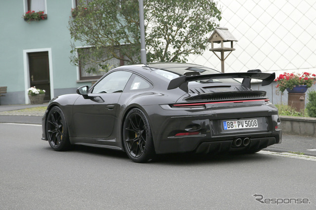 ポルシェ 911 GT3 次期型プロトタイプ（スクープ写真）