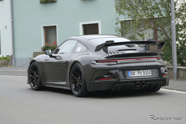 ポルシェ 911 GT3 次期型プロトタイプ（スクープ写真）