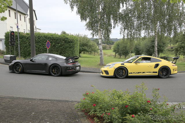 ポルシェ 911 GT3 次期型プロトタイプ（スクープ写真）