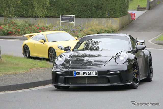 ポルシェ 911 GT3 次期型プロトタイプ（スクープ写真）