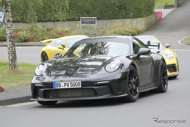 ポルシェ 911 GT3 次期型プロトタイプ（スクープ写真）