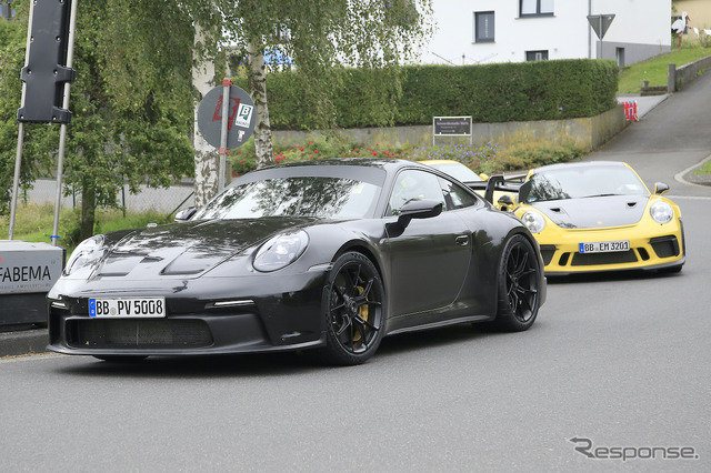 ポルシェ 911 GT3 次期型プロトタイプ（スクープ写真）