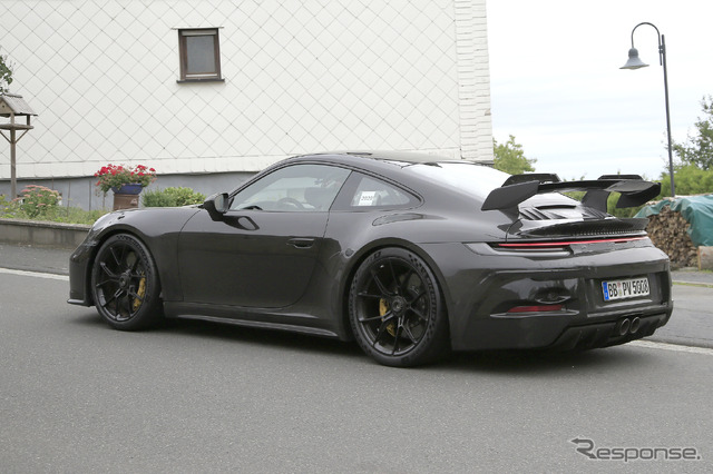 ポルシェ 911 GT3 次期型プロトタイプ(スクープ写真)
