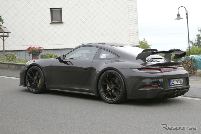 ポルシェ 911 GT3 次期型プロトタイプ（スクープ写真）