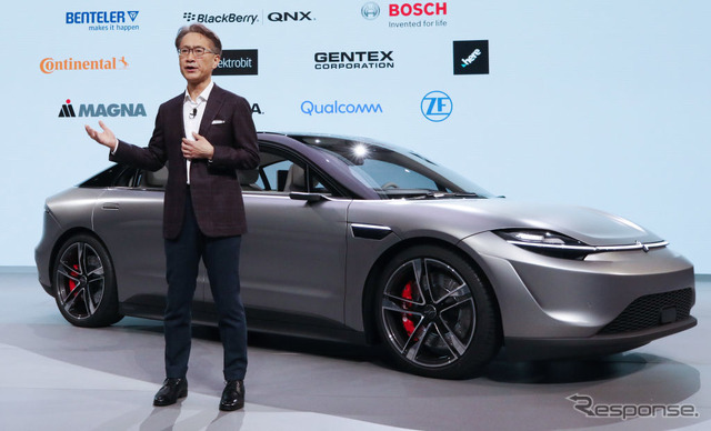 ソニーのEV、ヴィジョンSと吉田憲一郎社長（CES 2020）