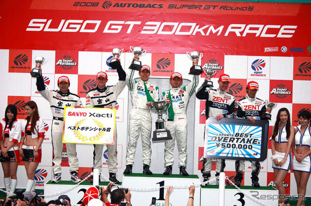 【SUPER GT 第5戦】決勝…NSX 勢エース同士の攻防、18号車が制す