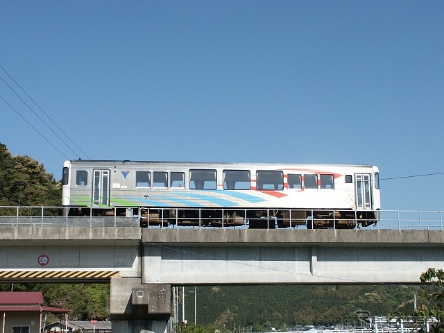 DMV導入により引退することになった、阿佐海岸鉄道の気動車。