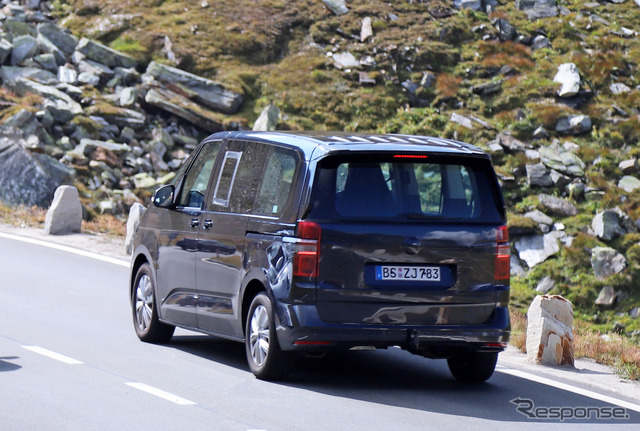VW T7 PHEVプロトタイプ(スクープ写真)