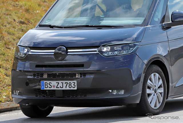 VW T7 PHEVプロトタイプ(スクープ写真)