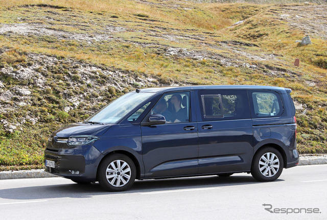 VW T7 PHEVプロトタイプ(スクープ写真)