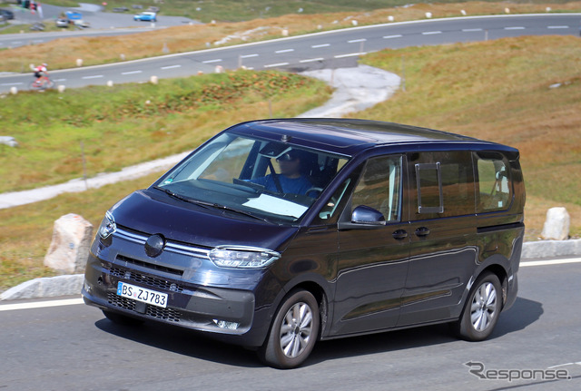 VW T7 PHEVプロトタイプ(スクープ写真)