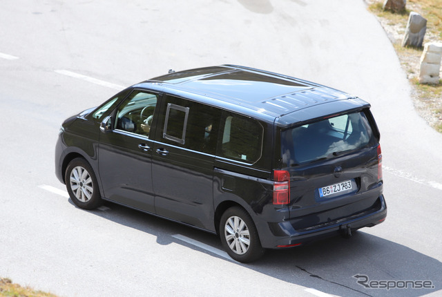 VW T7 PHEVプロトタイプ(スクープ写真)