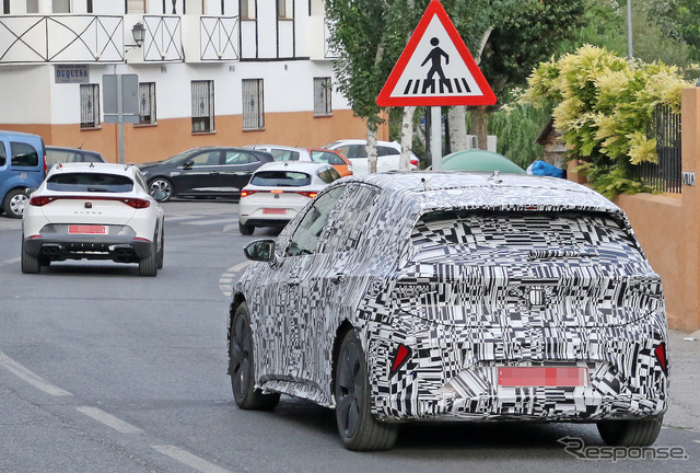 セアト クプラ「エルボーン EV」プロトタイプ(スクープ写真)