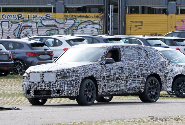 BMW X8 市販型プロトタイプ(スクープ写真)