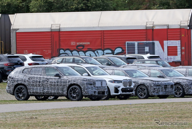 BMW X8 市販型プロトタイプ(スクープ写真)