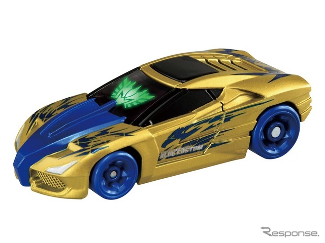 CG15コアグランナーイーグル・ブルーカスタムトミカ:2400円(税抜き、CG15コアグランナーレオ・レッドカスタムトミカとセット) (c) TOMY / アースグランナー・テレビ大阪