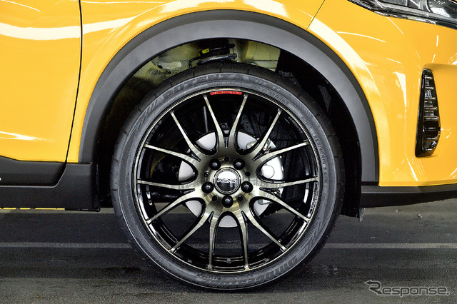 HOMURA 2X7Plus 推奨サイズ:19×7.5JInset45 5H-114.3/カラー:ブラッククリアー(限定モデル/BBP)/タイヤサイズ:225/40R19 ※チューナーサイズ