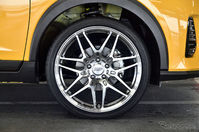 RMP 720F 推奨サイズ:19×8.0JInset42 5H-114.3/カラー:ハイパーメタルコート/ポリッシュ/タイヤサイズ:225/35R19 ※チューナーサイズ