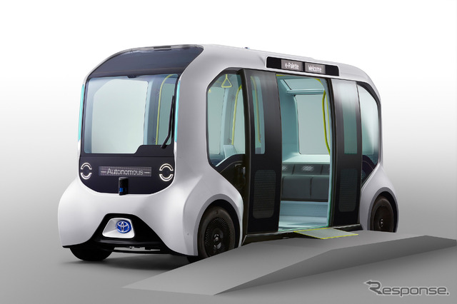 トヨタの自動運転車、e-Palette(参考画像)