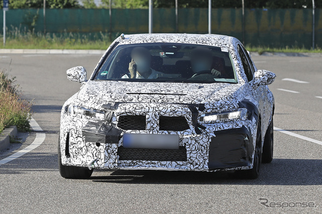 ホンダ シビックタイプR 次期型プロトタイプ(スクープ写真)