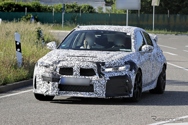ホンダ シビックタイプR 次期型プロトタイプ(スクープ写真)