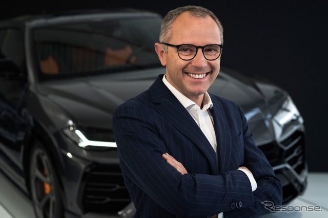 ランボルギーニのドメニカリ会長兼CEO。同社のCEOを退任後、2021年1月にフォーミュラワン・グループの社長兼CEOに就任する