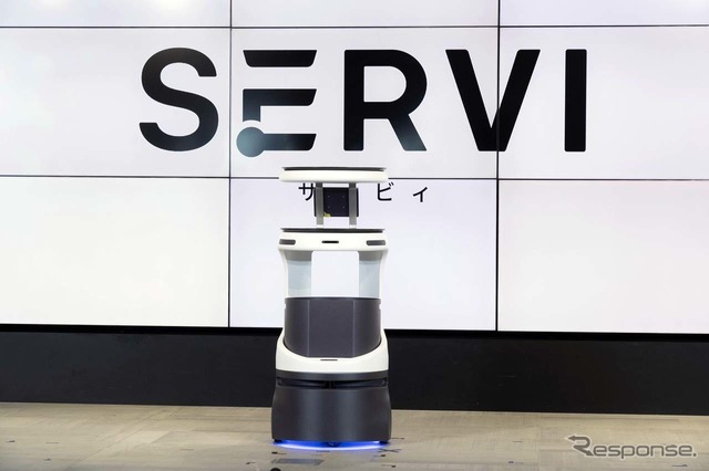 ソフトバンクロボティクスが2021年1月に発売する配膳・運搬ロボット「Servi」