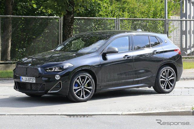 BMW X2 改良新型プロトタイプ(スクープ写真)