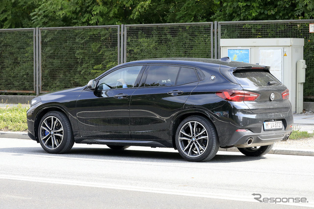 BMW X2 改良新型プロトタイプ(スクープ写真)