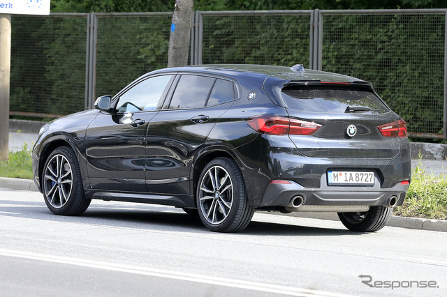 BMW X2 改良新型プロトタイプ(スクープ写真)